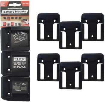 Akkupidike Einhell ja Ozito 18 V, 6 kpl, Stealth Mounts