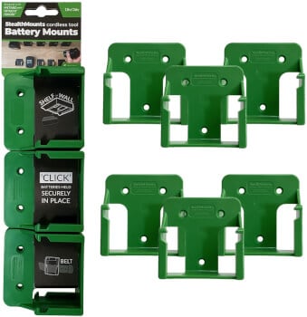 Akkupidike Hikoki multivolt ja Hitachi 18 V akuille, 6 kpl, Stealth Mounts