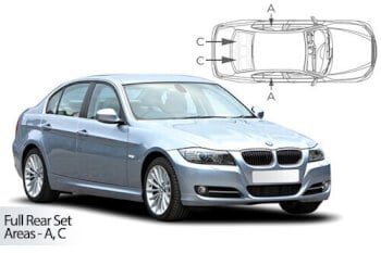 Häikäisysuojasarja BMW 3-Sarja E90, 4 ovinen (2005-2012), Car Shades