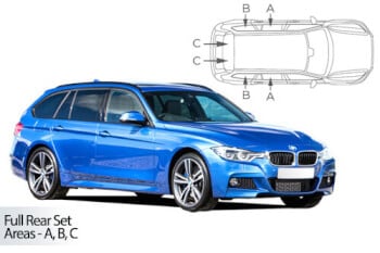 Häikäisysuojasarja BMW 3-Sarja F31, Farmari (2012-2019), Car Shades