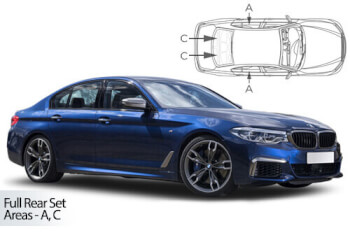 Häikäisysuojasarja BMW 5-Sarja G30, 4 ovinen (2017-2024), Car Shades