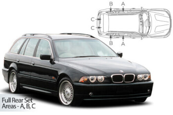 Häikäisysuojasarja BMW 5-Sarja E39, Farmari (1995-2003), Car Shades