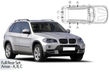 Häikäisysuojasarja BMW X5 E70, 5 ovinen (2007-2013), Car Shades