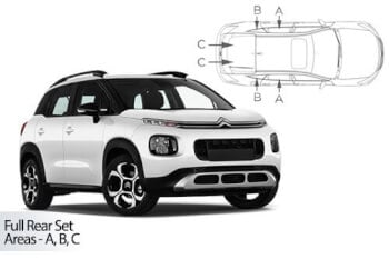 Häikäisysuojasarja Citroen C3 Aircross, 5 ovinen (2017➟), Car Shades