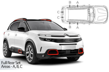 Häikäisysuojasarja Citroen C5 Aircross, 5 ovinen (2017➟), Car Shades