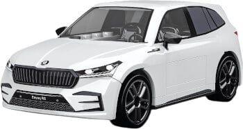 Koottava Skoda Enyaq RS, 92 osaa, Cobi