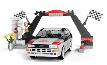 Koottava Audi Quattro Group 4 (1981), 167 osaa, Cobi