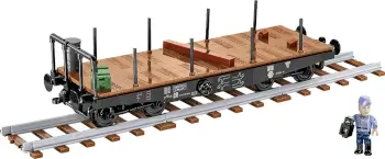 Koottava rautatievaunu Schwerer Plattformwagen Type SSYS, 424 osaa, Cobi