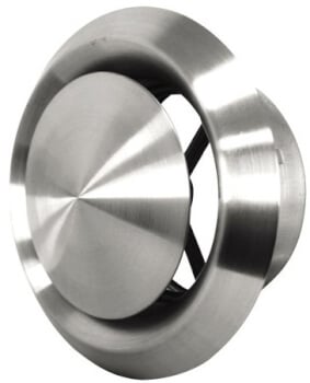 Tulo- ja poistoilmaventtiili rosteri 100 mm, Europlast