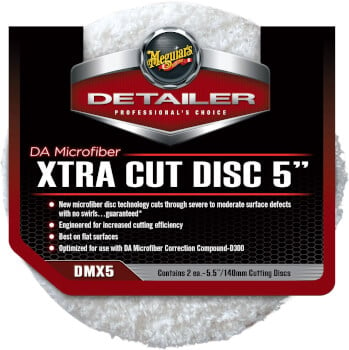 DA Microfibre Xtra Cut Disk 5", 2 kpl, Meguiars