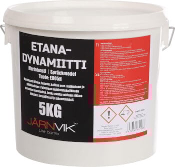 Etanadynamiitti 5 kg *VANHENTUNUT PÄIVÄYS*, Järnvik