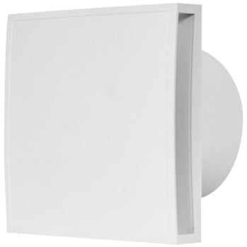 Poistoilmapuhallin E-EXTRA valkoinen 100 mm, Europlast