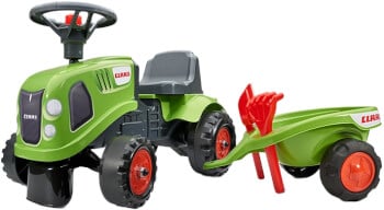 Potkutraktori ja k&auml;rry Claas Baby, Falk Toys