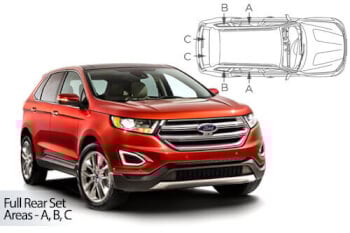 Häikäisysuojasarja Ford Edge, 5-ovinen (2015➟), Car Shades