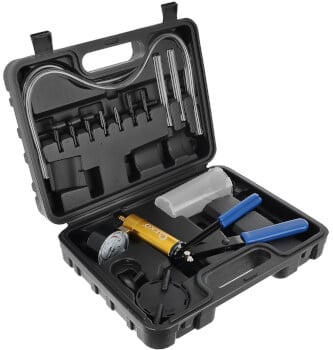 Tyhji&ouml;pumppu jarrujen ilmaamiseen ja diagnostiikkaan, Geko