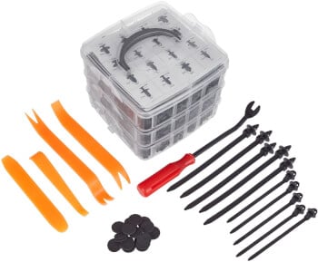 Korikiinnikesarja 655 osaa + irrotustyökalusarja, Geko