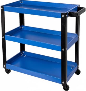 Huoltovaunu, 3 hyllytasoa, Geko