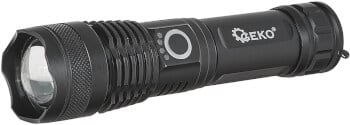 Taskulamppu 1500 lm, IPX8, Geko