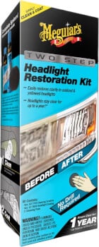 Ajovalojen umpion kirkastussarja Two-Step Headlight Restoration Kit, Meguiars