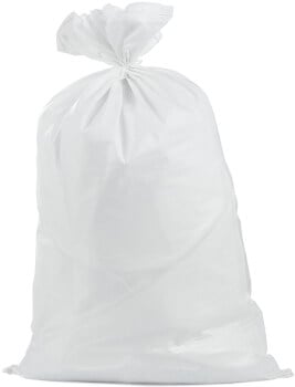 Polypropeenisäkki 80 x 125 cm, 80 kg, valkoinen, Geko