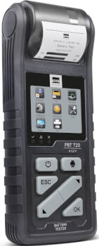 Akkutesteri tulostimella PBT 720, 6-12 V, GYS