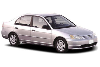 Häikäisysuojasarja Honda Civic, 4 ovinen (2001-2005), Car Shades