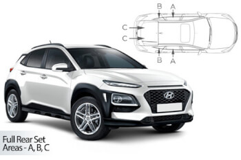 Häikäisysuojasarja Hyundai Kona, 5 ovinen (2017➟), Car Shades