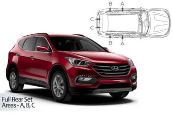 Häikäisysuojasarja Hyundai Santa Fe, 5 ovinen (2013-2018), Car Shades