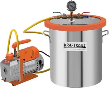 Tyhjiöpumppu ja tyhjiökammio, Kraft & Dele