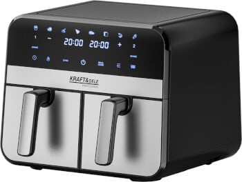 Airfryer 9 l kahdella korilla, Kraft & Dele