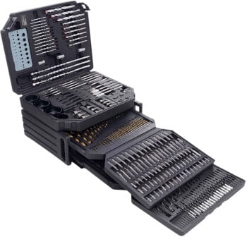 Poranter&auml;- ja ruuvausk&auml;rkisarja 300 osaa, Kraft & Dele