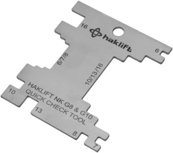 Pikatarkastusmitta nostoketjuille, Haklift
