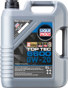 Moottori&ouml;ljy Top Tec 6600 0W-20, 5 l, Liqui Moly