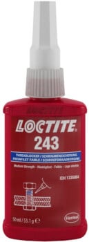 Kierrelukite 243, keskiluja 50 ml, Loctite