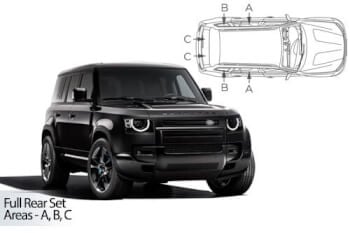 Häikäisysuojasarja Land Rover Defender (2020➟), Car Shades