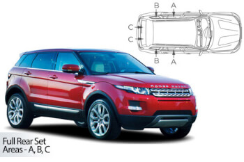 Häikäisysuojasarja Land Rover Range Rover Evoque, 5 ovinen (2011-2018), Car Shades