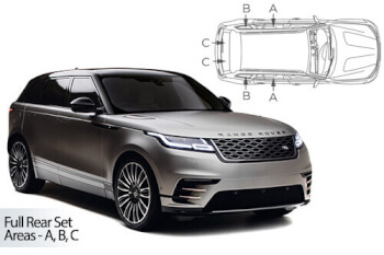 Häikäisysuojasarja Land Rover Velar, 5 ovinen (2017➟), Car Shades