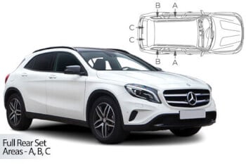 Häikäisysuojasarja Mercedes-Benz GLA X156, 5 ovinen (2014-2020), Car Shades