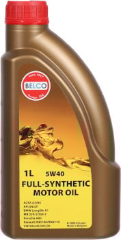 Moottori&ouml;ljy 5W-40, 1 l, Belco