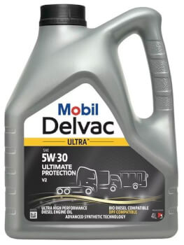 Moottoriöljy Delvac Ultra 5W-30 ULT Pro V2 4l, Mobil