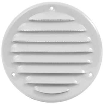 Ilmanvaihdon suojaritil&auml; valkoinen 160 mm, Europlast