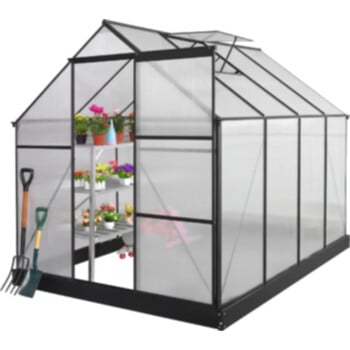 Kasvihuone 4,75 m&sup2; alumiinirungolla, Mayer Garden