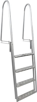 Laituritikkaat alumiinia, 4-askelmaa, Nordland