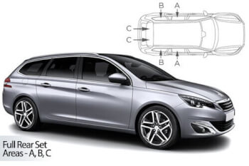 Häikäisysuojasarja Peugeot 308, Farmari (2013-2021), Car Shades