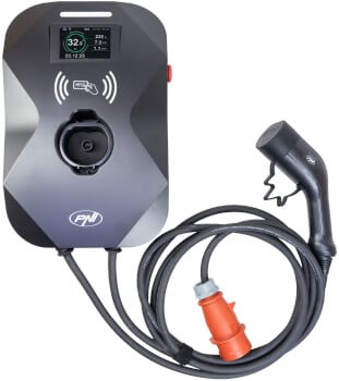 S&auml;hk&ouml;auton laturi 5 m | 3-vaihe | 11 kW | Type 2, PNI