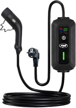 Sähköauton laturi 5 m | 1-vaihe | 3,5 kW | Type 2, PNI