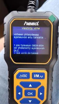 Matti S. arvosteli tuotteen OBD II -vikakoodinlukija PRO, Heed