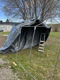 Hande arvosteli tuotteen Pressutalli (6 x 3,2 x 2,2 m), Prohall