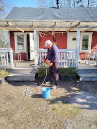 Juhani P. arvosteli tuotteen Akkupainepesuri 18 V, Robota