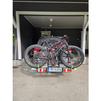 Minna V. arvosteli tuotteen Polkupyöräteline Fatbike (2-pyörälle), Heed